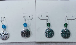 Mountain and trees earrings - Lively Accents