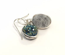 Load image into Gallery viewer, Natural Stone Crystal Druzy Earrings - Lively Accents