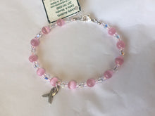 Load image into Gallery viewer, Breast Cancer Bracelet - Lively Accents