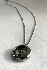 Maine Tourmaline Locket Necklace - Lively Accents