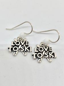 Love to Ski Earrings - Lively Accents