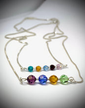 Load image into Gallery viewer, Mother's Family Necklace with Swarovski Birthstones - Lively Accents