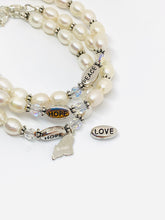 Load image into Gallery viewer, Freshwater Pearl Hope for Maine Bracelet - Lively Accents