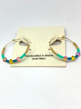 Load image into Gallery viewer, Summer Fun Hoop Earrings - Lively Accents