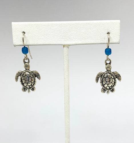 Sea Turtle Earrings - Lively Accents