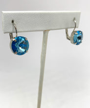 Load image into Gallery viewer, March-Aquamarine Rivoli Swarovski Crystal Earrings and Necklace Set - Lively Accents