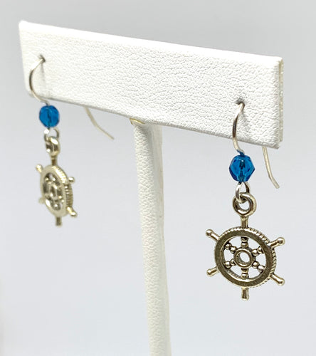 Captain's Wheel Earrings - Lively Accents