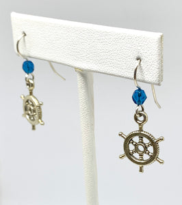 Captain's Wheel Earrings - Lively Accents