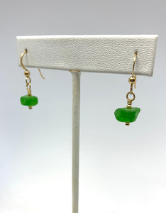 Sea Glass Dangle Earrings - Lively Accents
