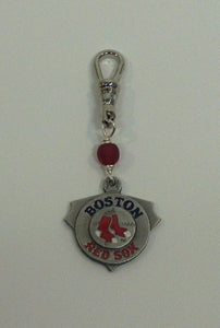 Red Sox or Patriots Zipper Pull/Purse Charm - Lively Accents