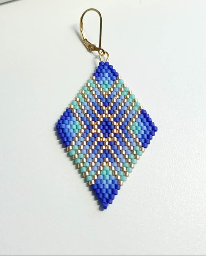 Aztec sky earrings - Lively Accents