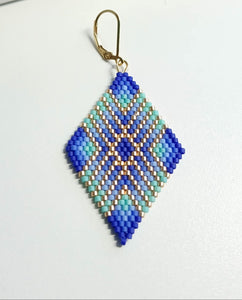 Aztec sky earrings - Lively Accents