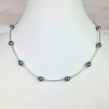 Load image into Gallery viewer, Twisted Liquid Silver and Hemitate Necklace - Lively Accents
