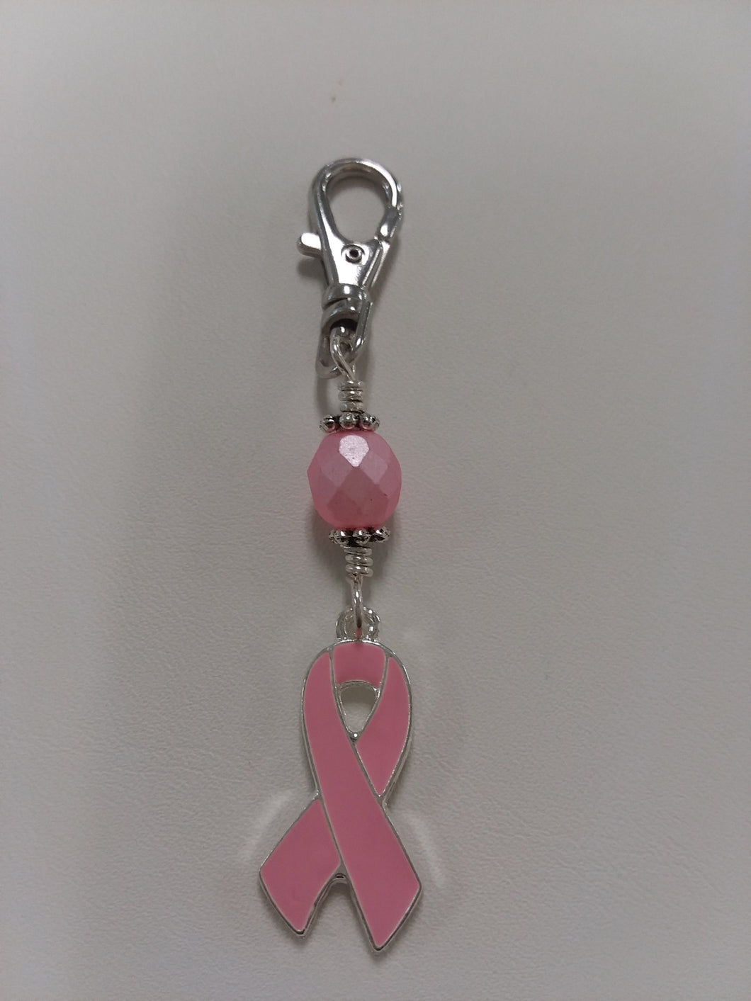 Breast Cancer Zipper pull - Lively Accents