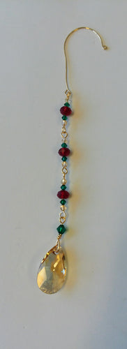 Swarovski crystal golden ornament - Lively Accents