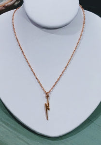 Lightning bolt necklace - Lively Accents