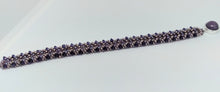 Load image into Gallery viewer, Purple woven bracelet