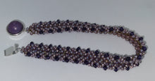 Load image into Gallery viewer, Purple woven bracelet