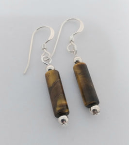 Gemstone Tube Earrings - Lively Accents