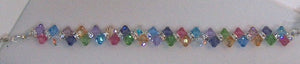 Rainbow Swarovski Crystal Bracelet - Lively Accents