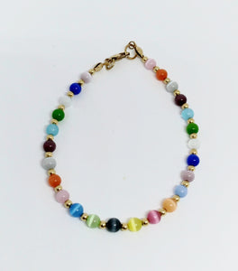 4 mm Fiber Optic Multi Bracelet