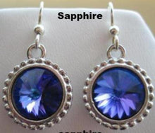 Load image into Gallery viewer, Swarovski Crystal Rivoli Dangle Earrings - Lively Accents