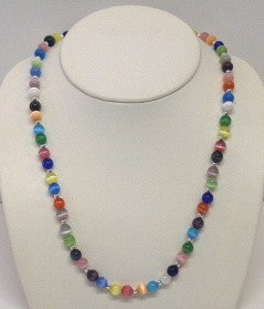 Multi Color Fiber Optic Necklace - Lively Accents