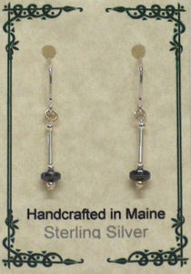 Sterling Silver & Hematite Earrings - Lively Accents