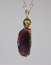 Load image into Gallery viewer, Deep Raspberry Maine Tourmaline Pendant - Lively Accents