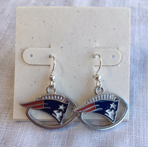 New England Patriots football earrings - Lively Accents