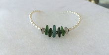 Load image into Gallery viewer, Pearl and Sea Glass Bracelet - Lively Accents