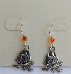 Campfire earrings - Lively Accents