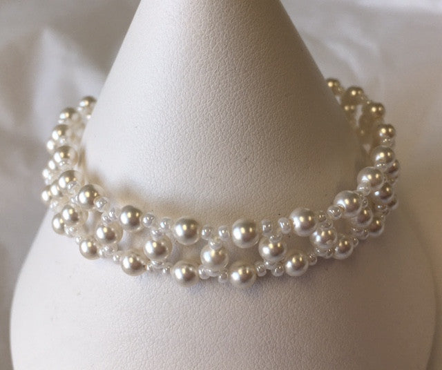 Pearl Lace Bracelet - Lively Accents