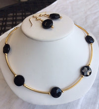 Load image into Gallery viewer, Black Onyx 14k Gold Necklace Set - Lively Accents