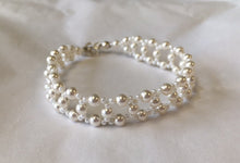 Load image into Gallery viewer, Pearl Lace Bracelet - Lively Accents