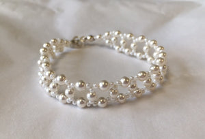 Pearl Lace Bracelet - Lively Accents