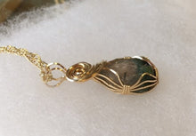 Load image into Gallery viewer, Maine Watermelon Tourmaline Pendant in Gold - Lively Accents