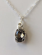 Load image into Gallery viewer, Vintage Swarovski Crystal Black Diamond Pendant - Lively Accents