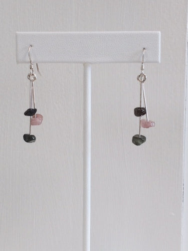 Tourmaline Chip Earrings - Lively Accents