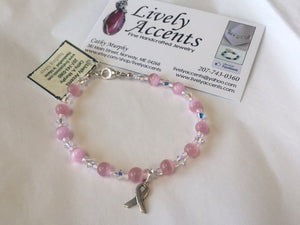 Breast Cancer Bracelet - Lively Accents