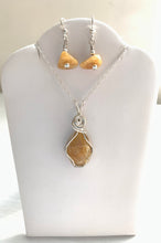 Load image into Gallery viewer, Maine Golden Beryl Necklace and Earring Set - Lively Accents