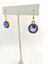 Load image into Gallery viewer, Swarovski Crystal Rivoli Gold Dangle - Lively Accents