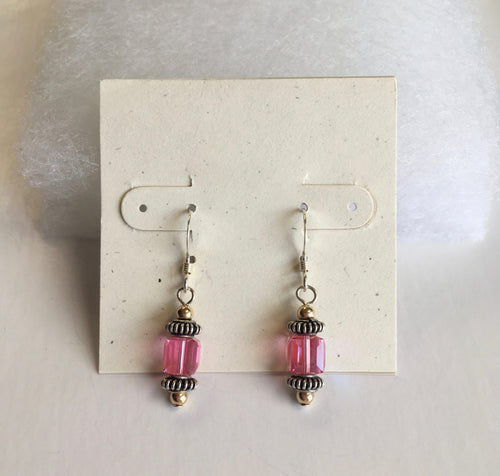 Swarovski Crystal Large Cube Earrings - Lively Accents