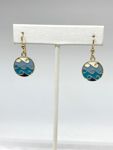 Ocean Waves Earrings - Lively Accents