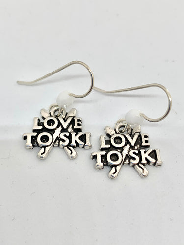 Love to Ski Earrings - Lively Accents
