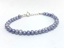 Load image into Gallery viewer, Freshwater Pearl Bracelet with Sterling Silver Adjustable Chain - Lively Accents