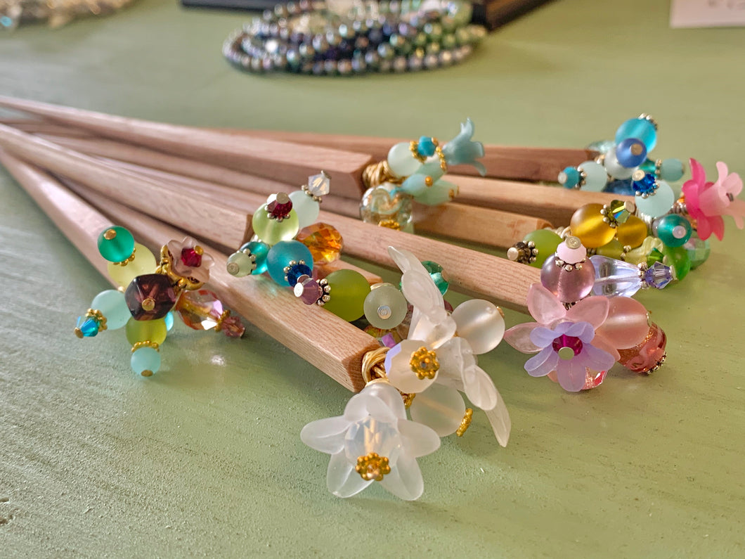 Beaded Hair Sticks - Lively Accents