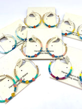 Load image into Gallery viewer, Summer Fun Hoop Earrings - Lively Accents