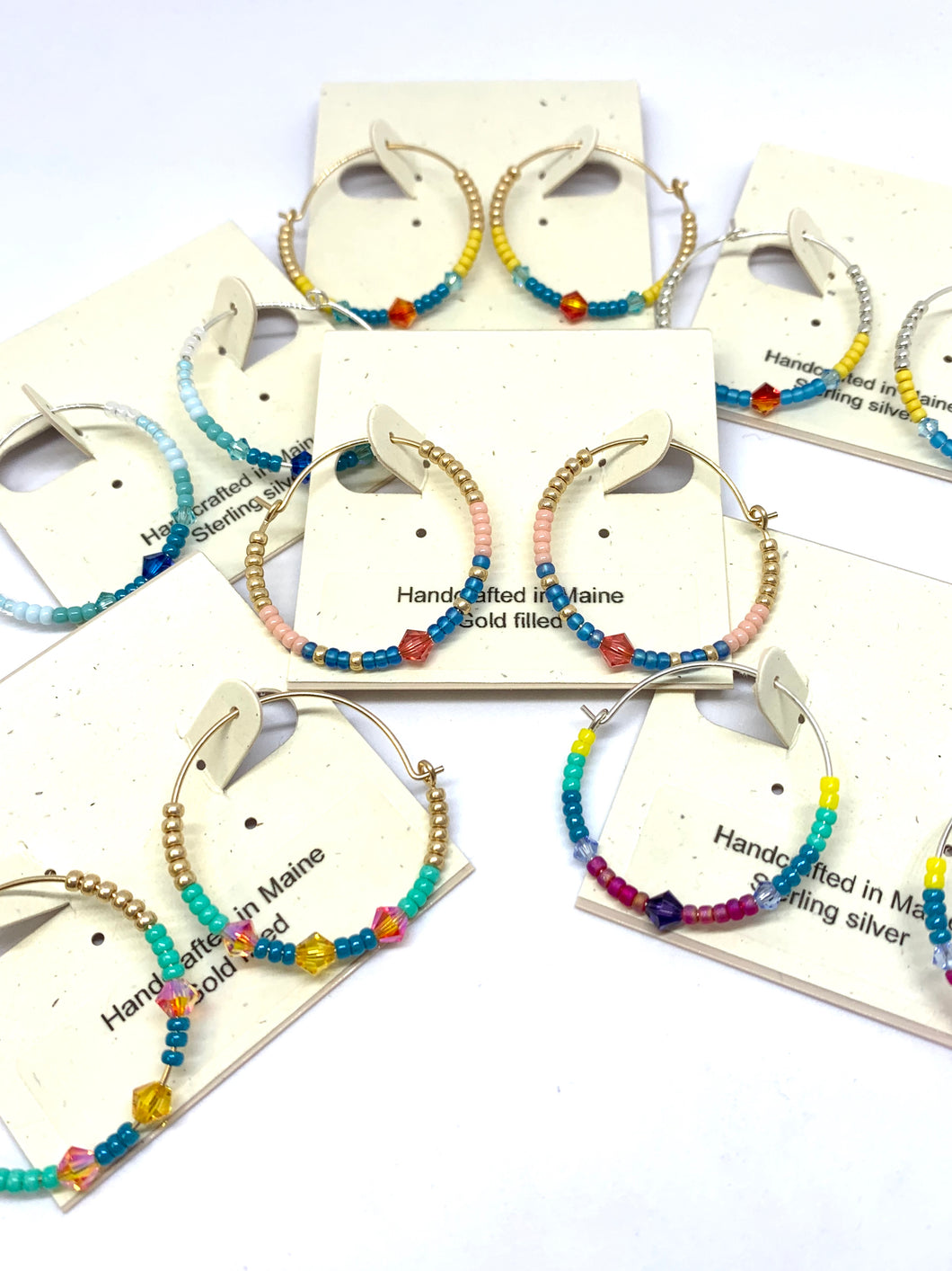 Summer Fun Hoop Earrings - Lively Accents