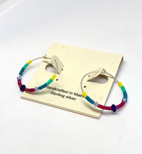 Load image into Gallery viewer, Summer Fun Hoop Earrings - Lively Accents